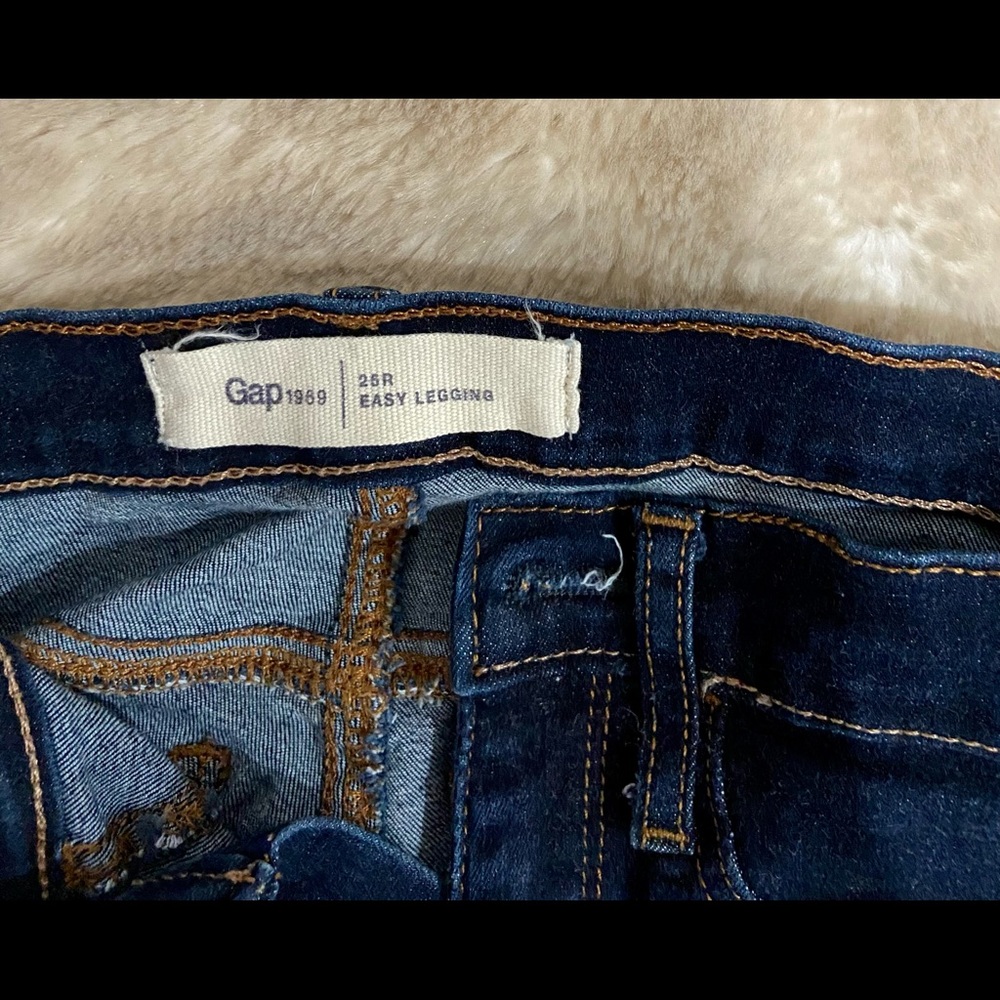 Gap 25R Dark Jean Easy Leggings - Picture 4 of 5